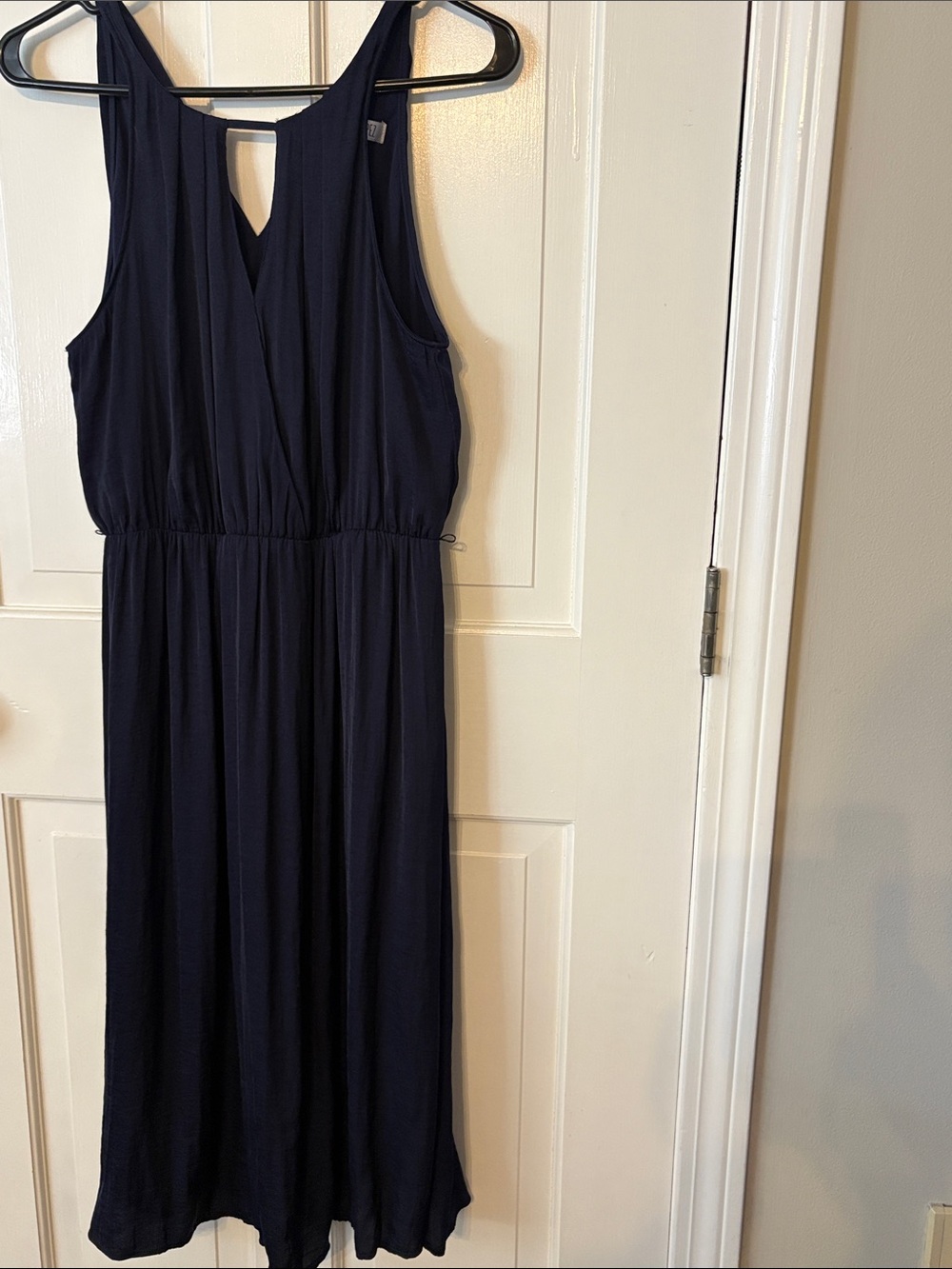 Women's Navy Sleeveless Maxi Dress - Classic Everyday Style Jennifer Lopez